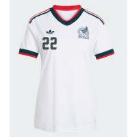 Mexico Hirving Lozano #22 Udebanetrøje Dame VM 2026 Kortærmet